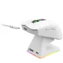 Mars Gaming MMW-ELITE Ratón Gaming Inalámbrico, Batería Recargable hasta 20000 DPI, Blanco